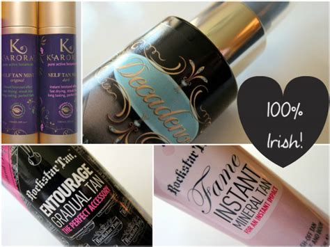 Spotlight on Natural, Organic Irish Tanning Brands: Decadence, Rockstar.